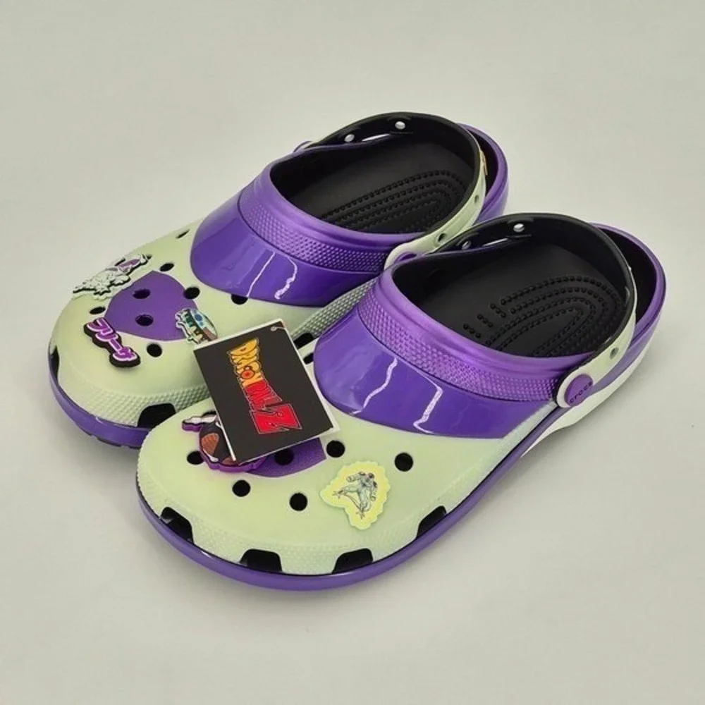 Crocs Dragon Ball Z Frieza Classic Clogs Adult Men's Size 11 NWB Purple Unisex